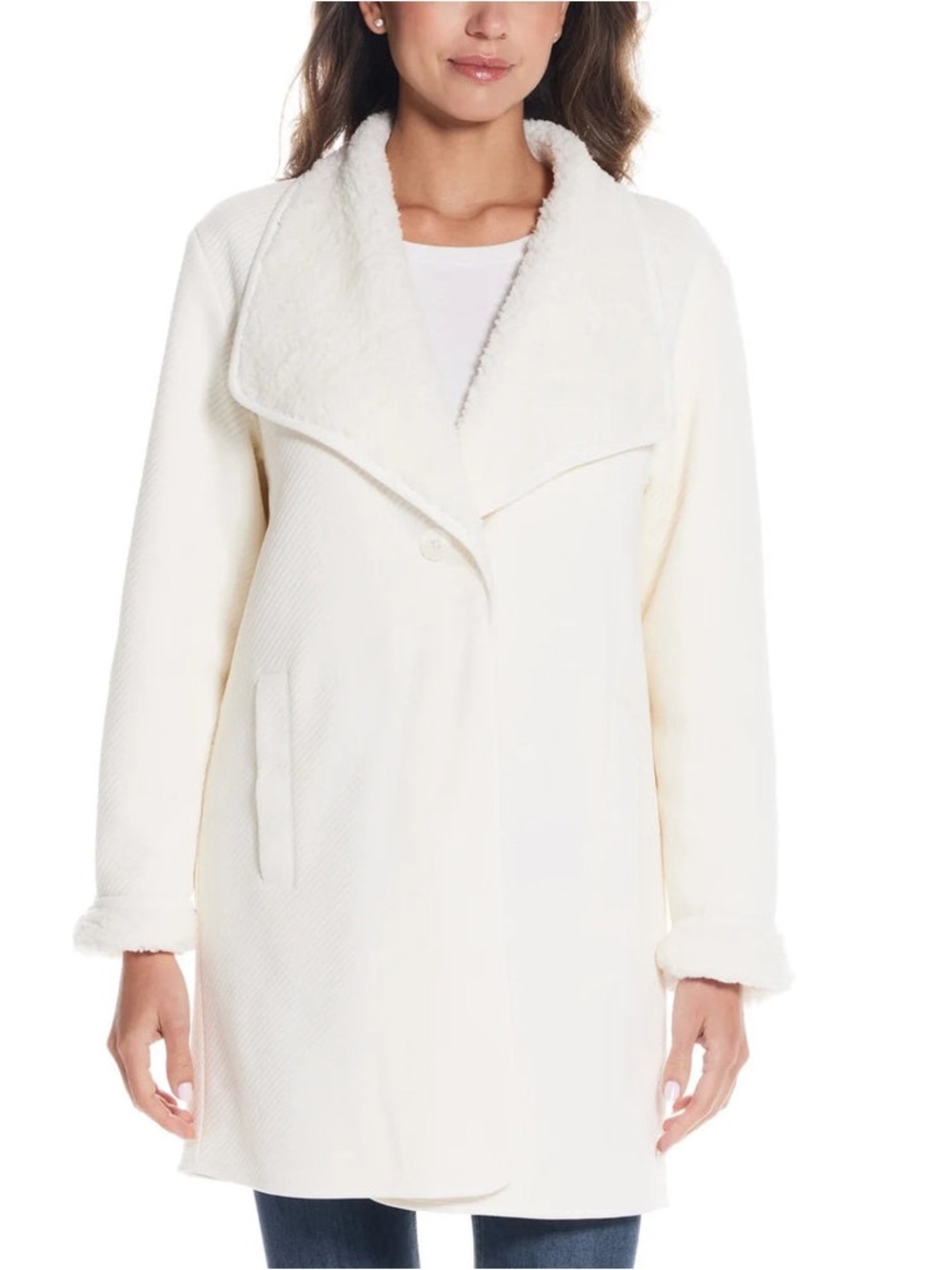 WEATHERPROOF - Women's Reversible Sherpa Cardigan